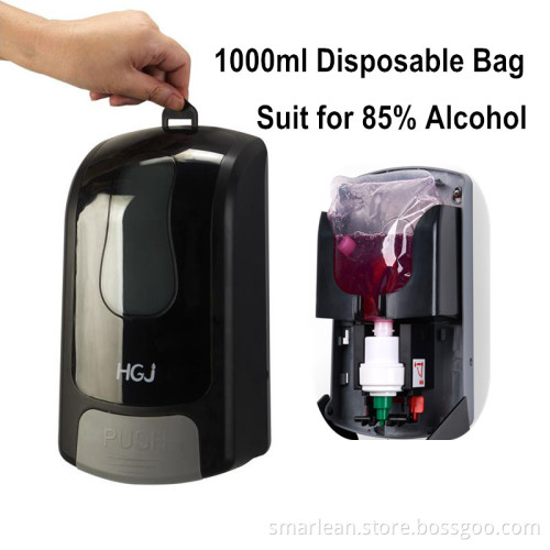 wall hanging hand foaming soap dispenser pump type manual soap dispenser